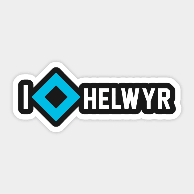 I Seren Helwyr Sticker by Gamebugio